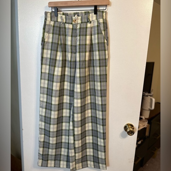 Pants - Plaid Trousers